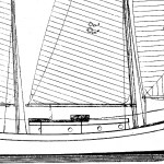 Sea Spirit outboard profile drawing