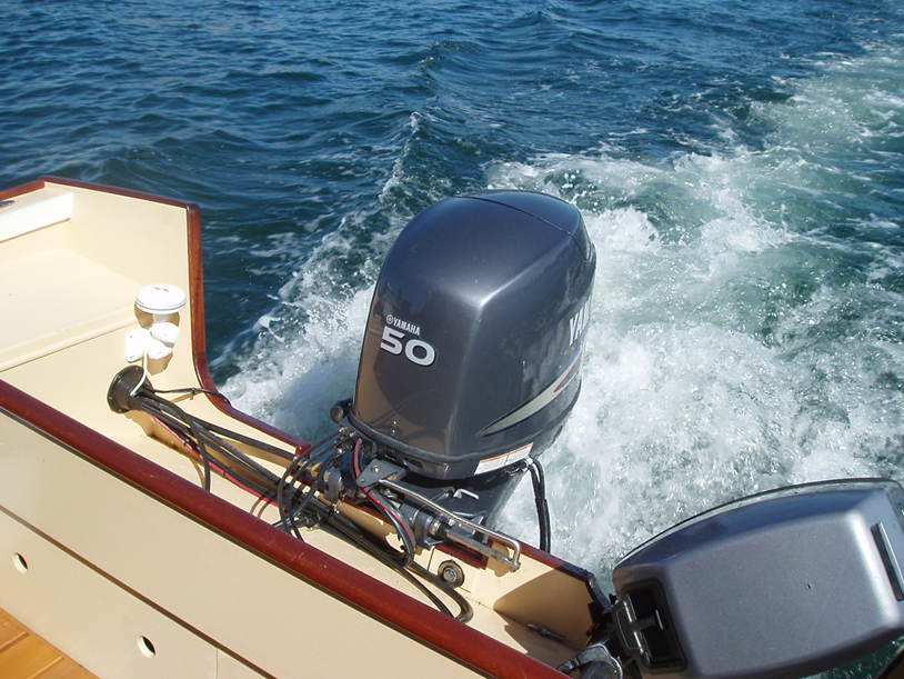 Yamaha 50HP on the Nomad 16