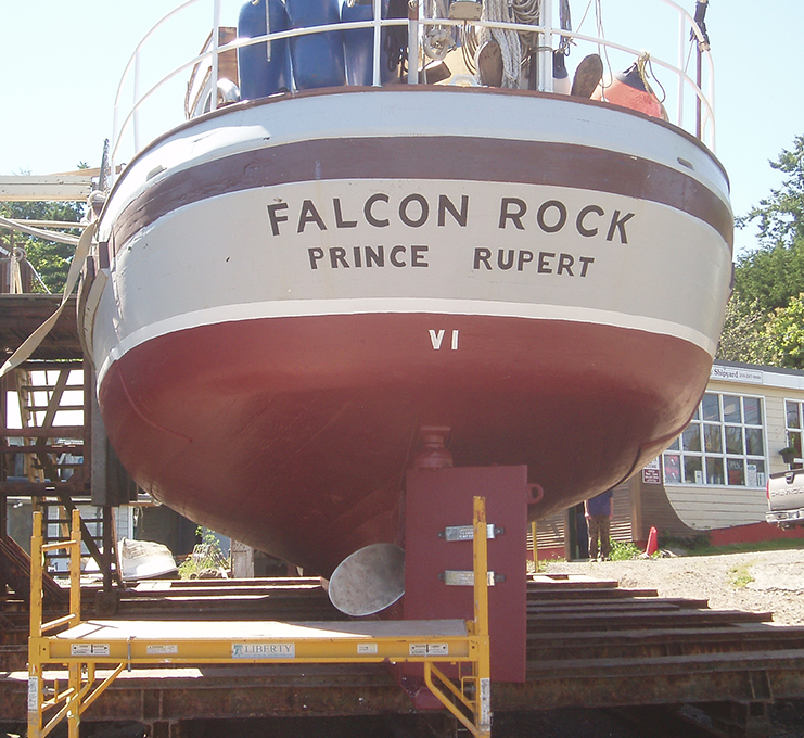 Stern of Falcon Rock