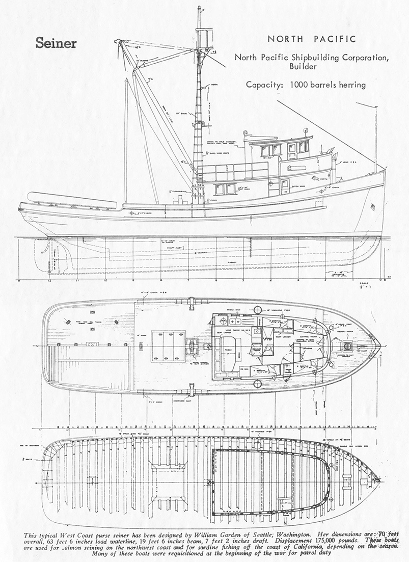 Seiner North Pacific designed by William Garden
