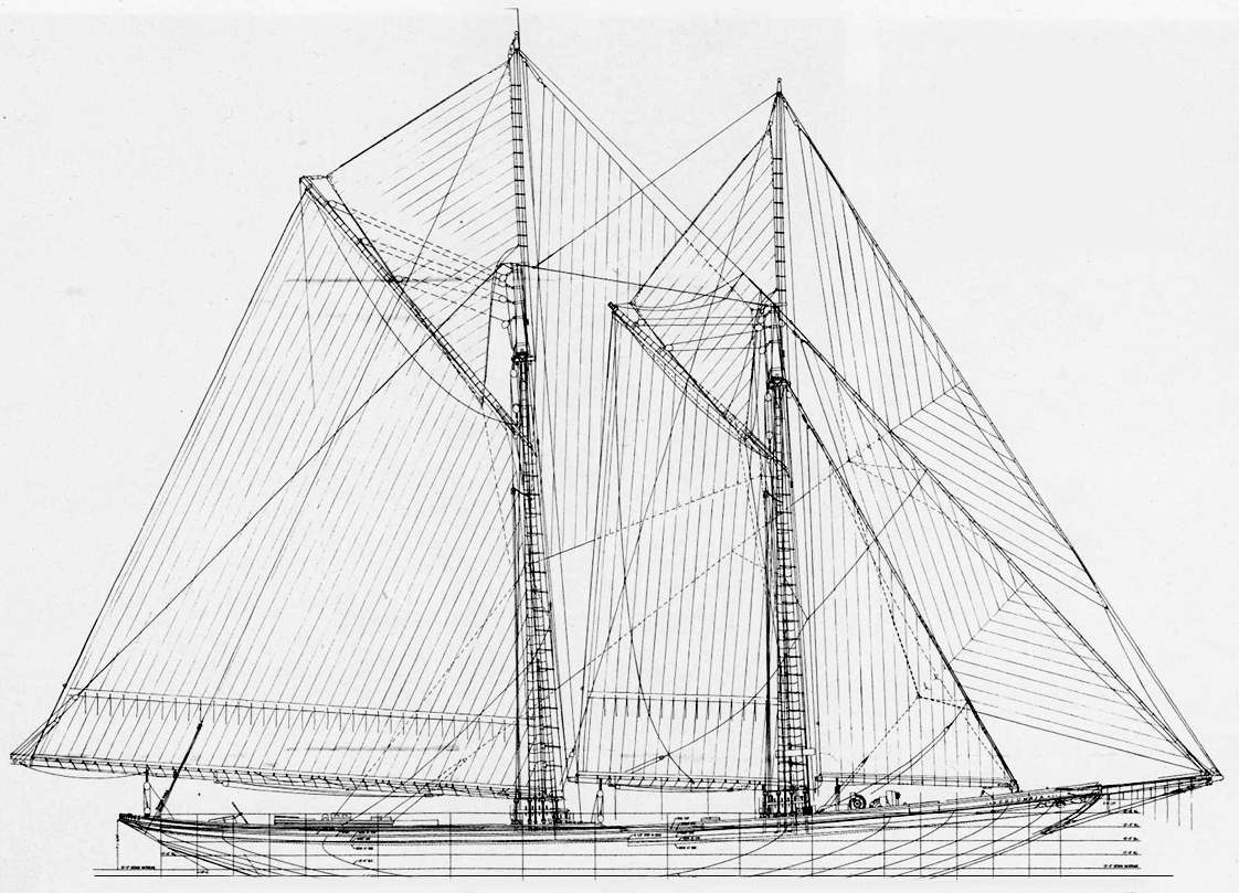 Columbia sail plan